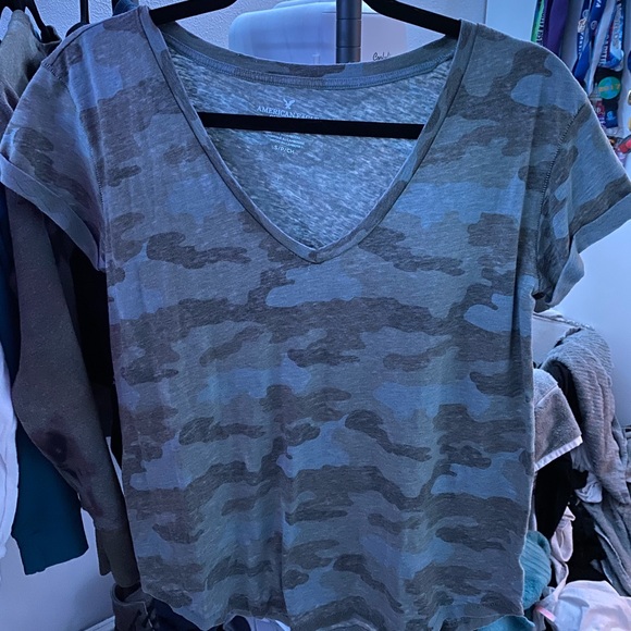 American Eagle Outfitters Tops - American Eagle camp tshirt